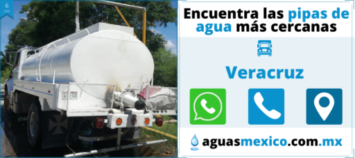 pipas de agua en Veracruz